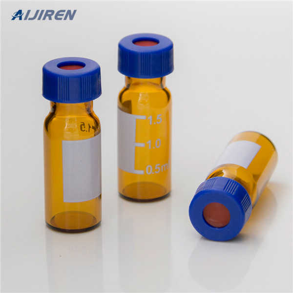 Wide Mouth Amber Glass Autosampler Vials with PP Cap